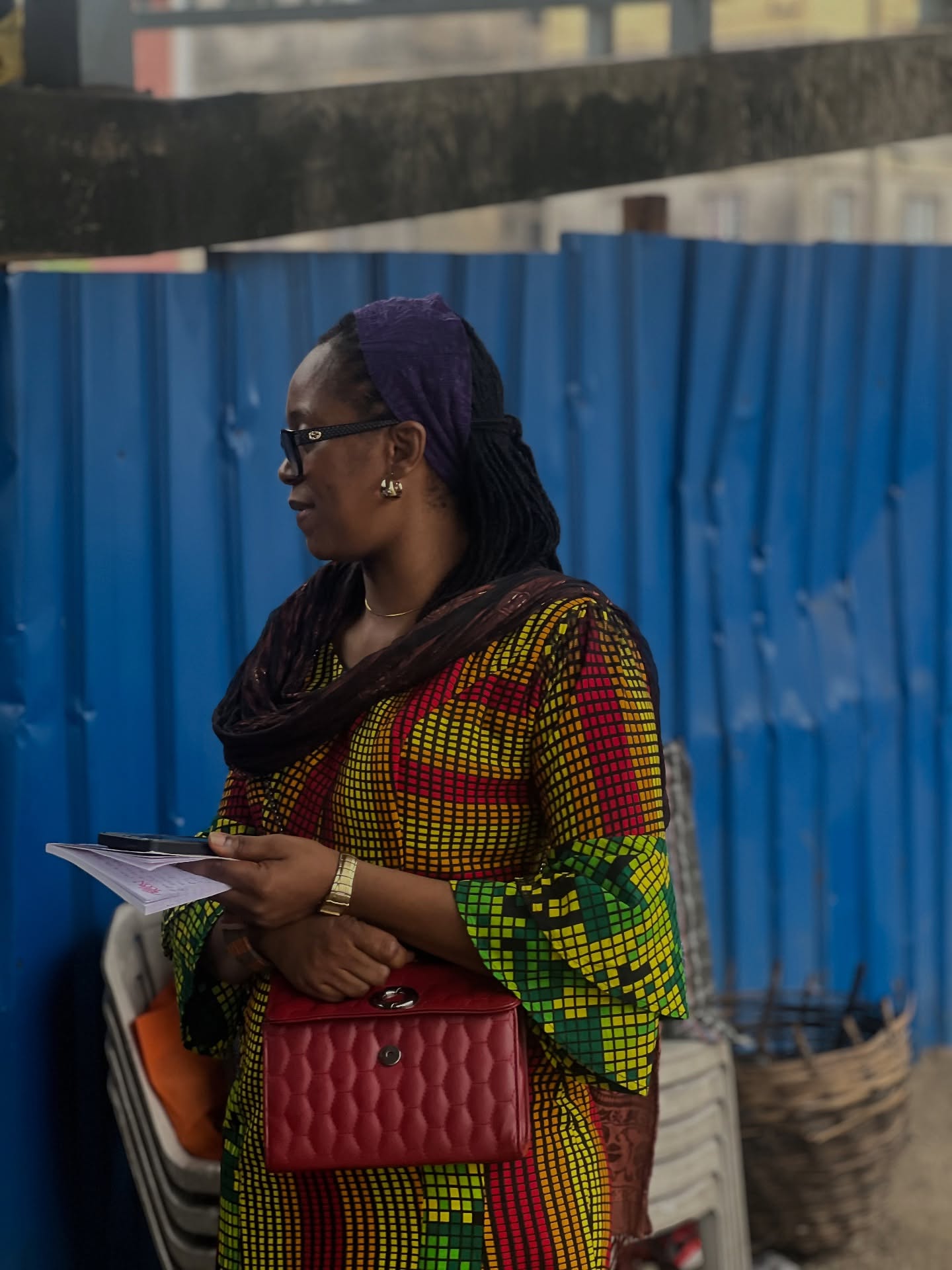 Woman minister leading outreach