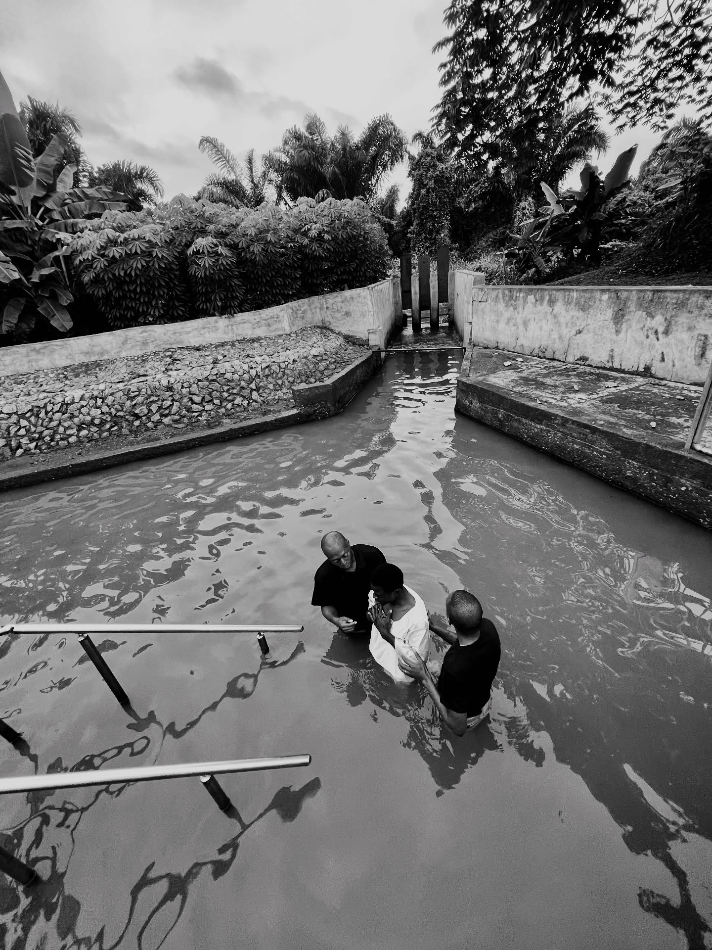 Baptism moment — transformation captured